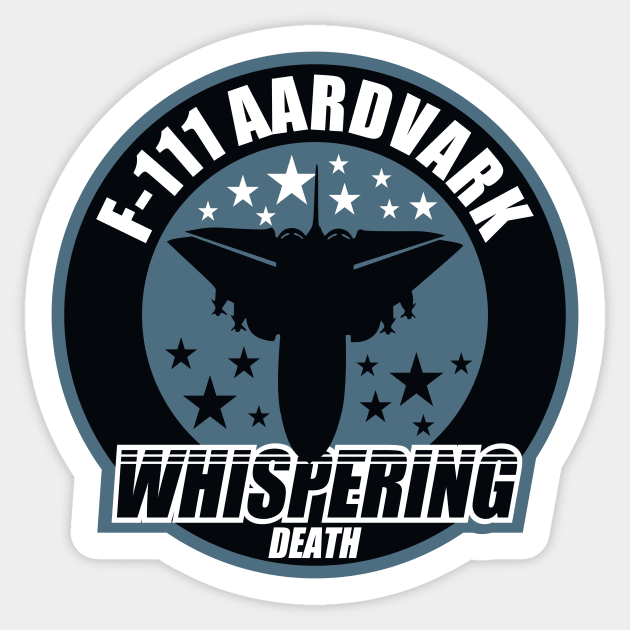 F-111 Aardvark Sticker by Firemission45